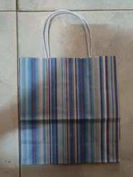 Bolsa de carton chica (Lineas Azules)