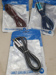 Cable auxiliar 1m color