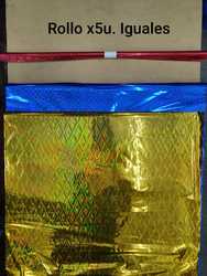 Papel de regalo hologramado x5u. 50x70cm (622)