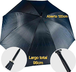 Paraguas XL negro
