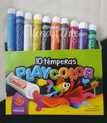 Temperas Playcolor x10u.
