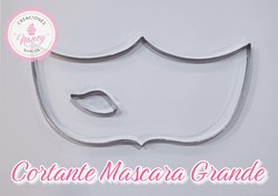 Cortante Mascara Veneciana Grande (Largo  22 cm)