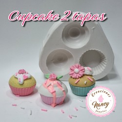 Cupcake mediano (2 tapas)