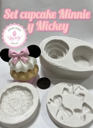 Set cupcake Minnie y Mickey