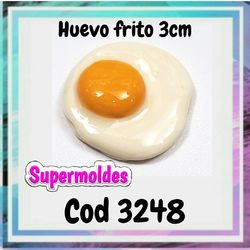 Molde de huevo frito 3cm aprox cod 3248 Supermoldes