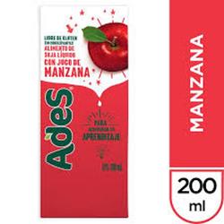 ADES Jugo en Tetra x 200 ml MANZANA (Pack Contiene 6 Unidades)