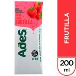 ADES Lacteo FRUTILLA x 200 ml (Pack Contiene 6 Unidades)