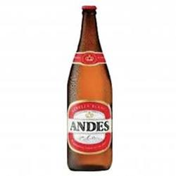 ANDES Cerveza Rubia en Botella Retornable x 970 ml (Cajón Contiene 12 Unidades)