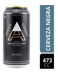 ANDES ORIGEN Cerveza NEGRA Lata x 473 cc (Pack Contiene 6 Unidades)