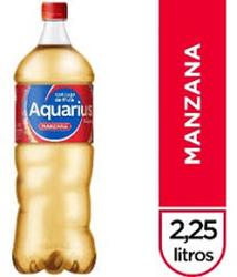 AQUARIUS Agua Saborizada MANZANA x 2.25 L (Pack Contiene 6 Unidades)