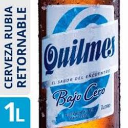 BAJO CERO Cerveza Rubia x 970 ml RETORNABLE (Cajón Contiene 12 Unidades)