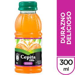 CEPITA Jugo en Botella DURAZNO x 300 ml (Pack Contiene 6 Unidades)