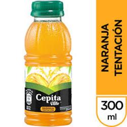 CEPITA Jugo en Botella NARANJA x 300 ml (Pack Contiene 6 Unidades)