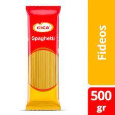 CICA Fideos SPAGHETTI x 500 g (Pack Contiene 20 Unidades)