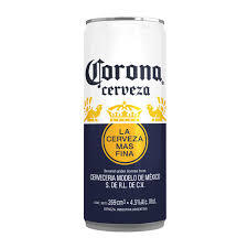 CORONA Cerveza en Lata x 269 ml (Caja Contiene 10 Unidades)