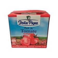 DOÑA PUPA Pure de Tomate x 520 g Tetra Recart (Pack Contiene 12 Unidades)