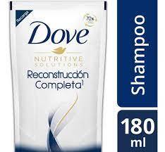 DOVE Shampoo RECONSTRUCCION COMPLETA x 180 ml (Caja Contiene 12 Unidades)