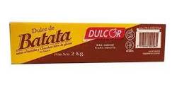 DULCOR Dulce de BATATA con CHOCOLATE Cajon x 2 kg