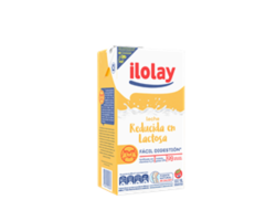 ILOLAY Leche REDUCIDA EN LACTOSA x 1 L (Pack Contiene 12 Unidades)