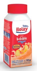 ILOLAY Yogur Bebible Tetra Top DURAZNO x 185 g (Caja Contiene 24 Unidades)