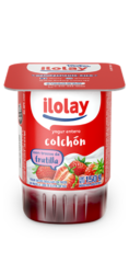 ILOLAY Yogur c/Colchon de FRUTILLA x 150 g (Caja Contiene 24 Unidades)