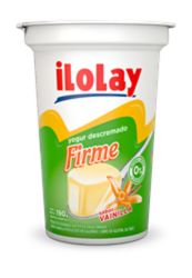 ILOLAY Yogur Firme Descremado VAINILLA x 190 cm3 (Bandeja Contiene 20 Unidades)