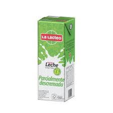LA LACTEO Leche DESCREMADA x 1 L (Caja Contiene 12 Unidades)