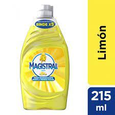 MAGISTRAL Detergente LIMON x 215 ml (Caja Contiene 21 Unidades)