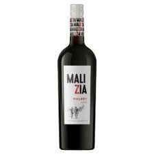 MALIZIA Vino Malbec x 750 ml (Caja Contiene 6 Unidades)