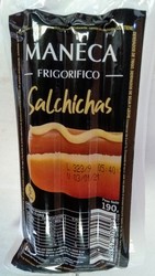 MANECA Salchichas Pack x 6 Unidades (Caja Contiene 20 Pack)