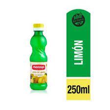 MENOYO Jugo de Limon x 250 ml ( Pack Contiene 12 Unidades)