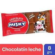 MISKY Chocolatín x 8 g NEGRO (Caja Contiene 20 unidades)