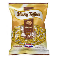 MISKY TOFFEES Caramelo LECHE x 648 g