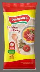 PIEMONTE Harina de Maiz Coccion Rapida x 400 g (Pack Contiene 12 Unidades)