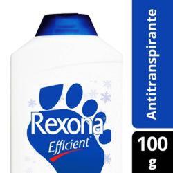 REXONA EFFICIENT Talco x 100 g (Pack Contiene 12 Unidades)
