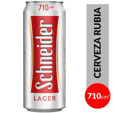 SCHNEIDER Cerveza Rubia LATA X 710 ml (Pack Contiene 4 Unidades)
