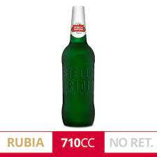 STELLA Cerveza Rubia DESCARTABLE x 710 ml (Caja Contiene 6 Unidades)