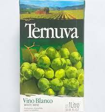 TERNUVA Vino BLANCO Tetra x 1 L (caja contiene 12 Unidades)