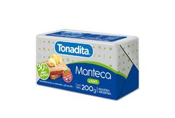TONADITA Manteca LIGHT x 200 g (Caja Contiene 30 Unidades)