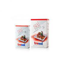 TRESAL Sal ENTREFINA en ESTUCHE x 500 g (Pack Contiene 24 Unidades)