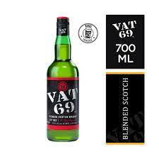 VAT 69 Whisky BLENDED SCHOTH x 700 ml (Caja Contiene 6 Unidades)