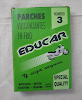 Parche N°3 "Educar" caja x50