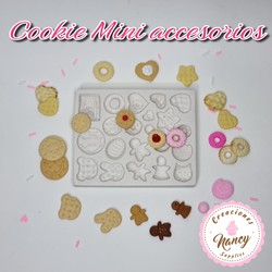 Cookie mini accesorios galletitas